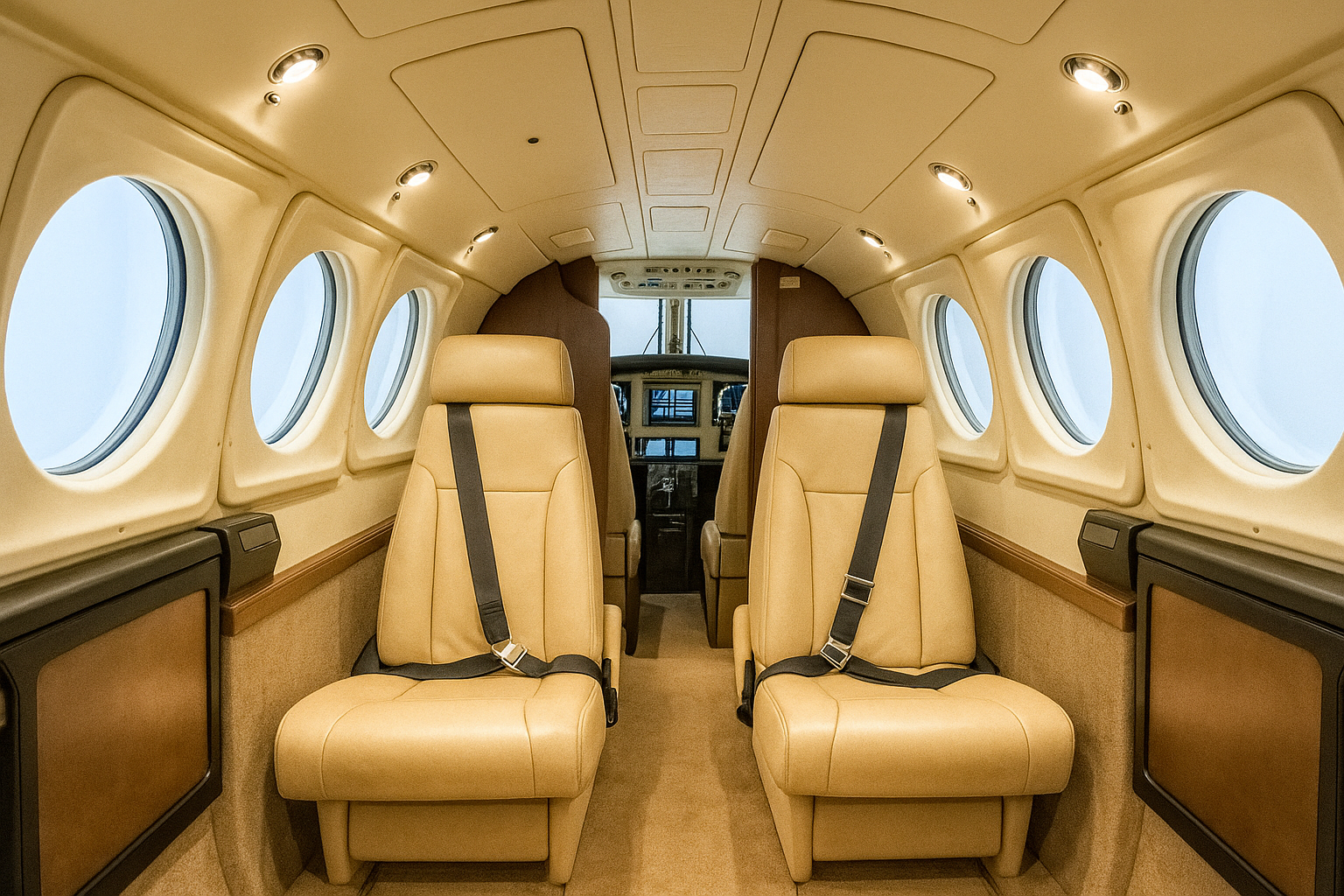 Beechcraft Super King Air interior
