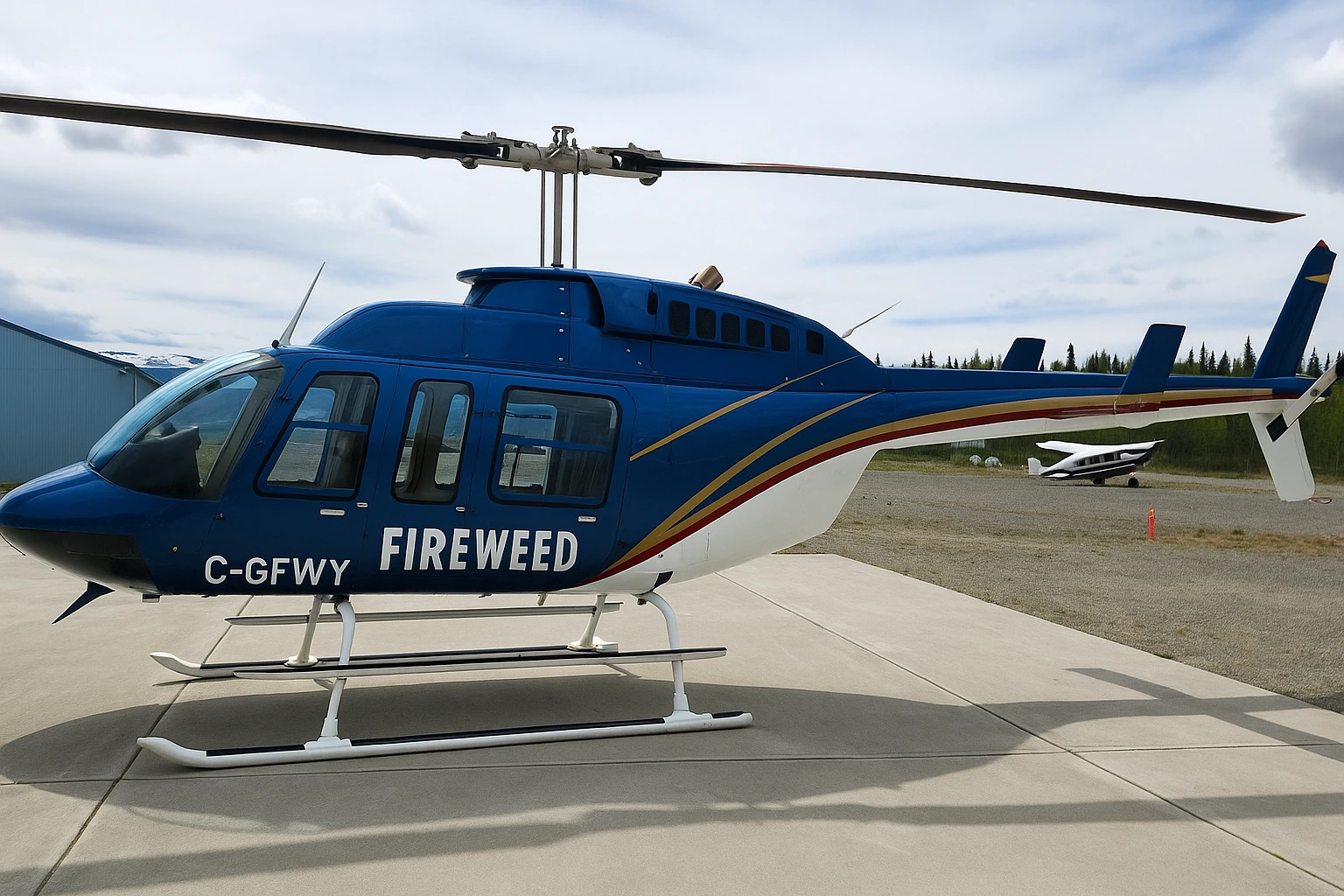 Bell 206 exterior