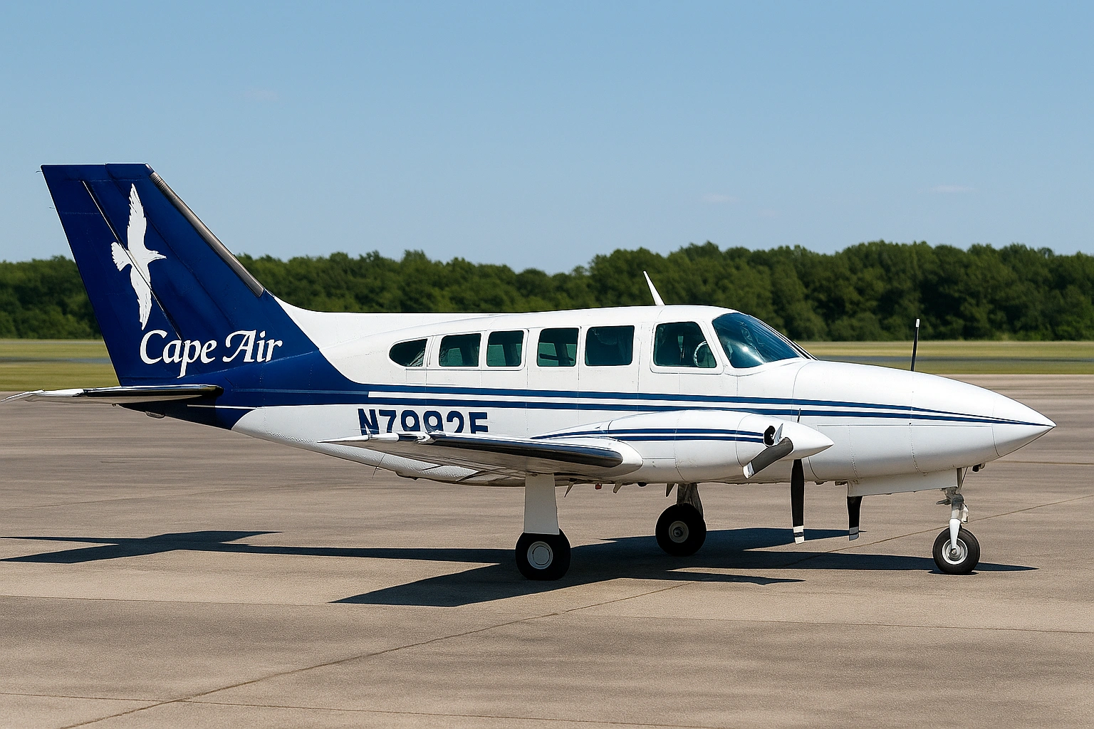 Cessna 402 exterior