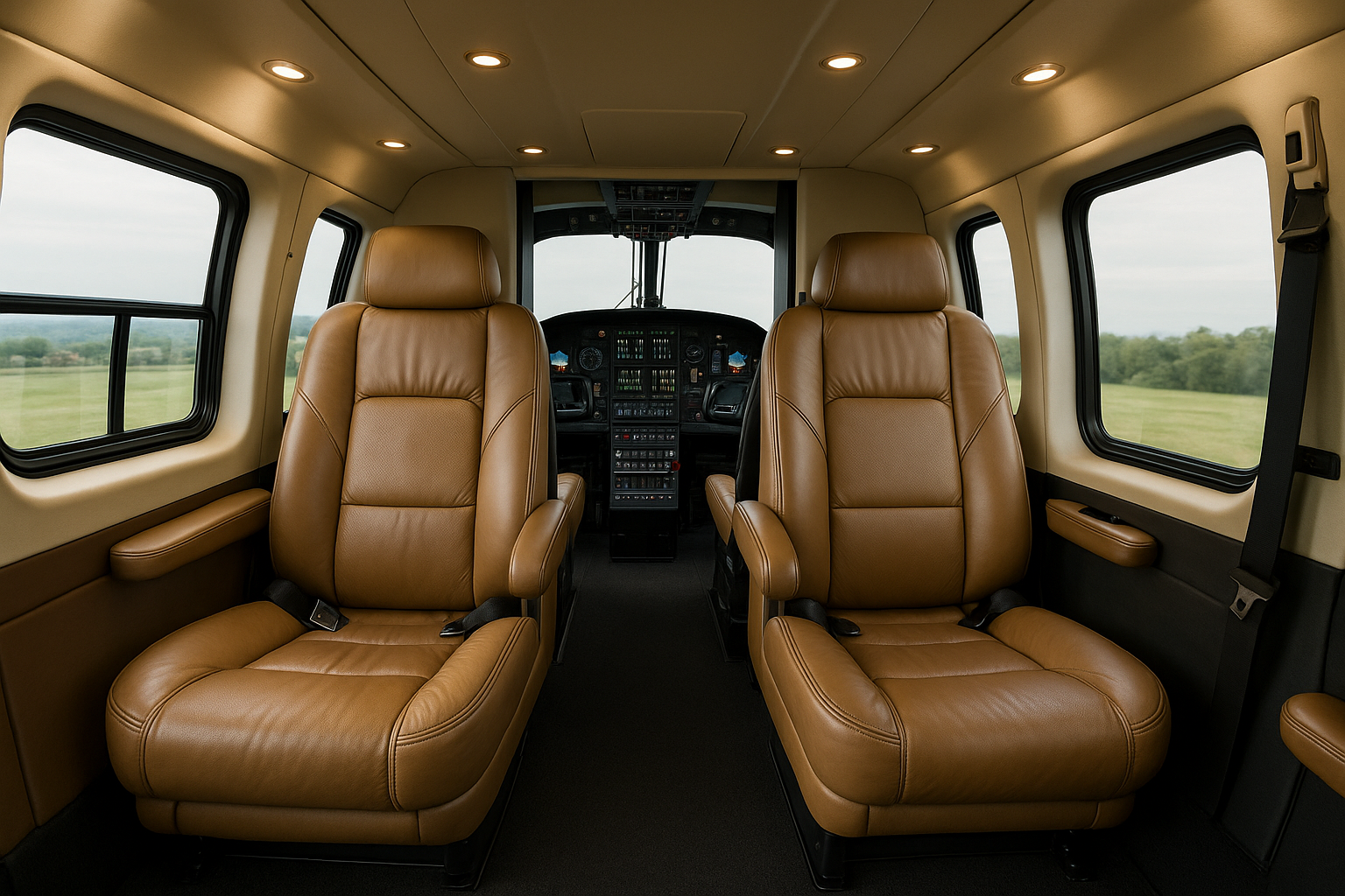 H130 interior